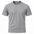 Grey Premium Soft-Touch Cotton T-Shirt | Fires Outlet
