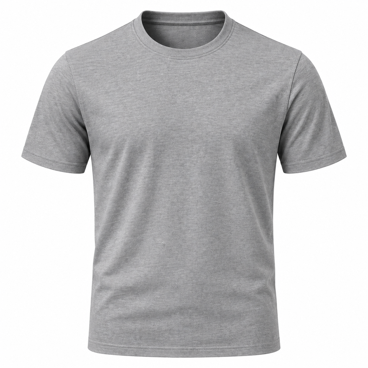 Grey Premium Soft-Touch Cotton T-Shirt | Fires Outlet