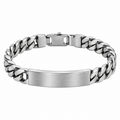 Stainless Steel Cuban Link ID Bracelet | Fires Outlet